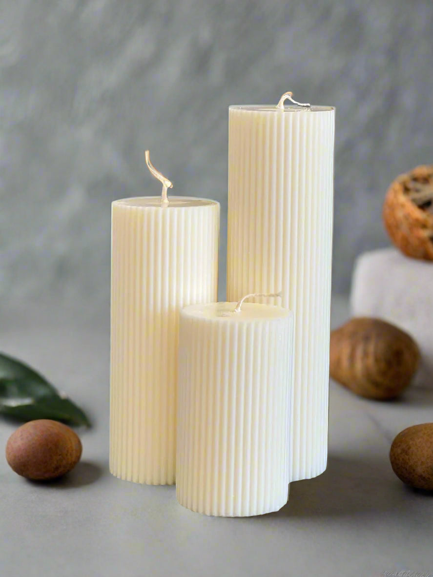 Unscented Pillar Candle