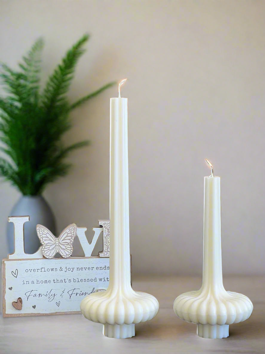 Unscented Lamp Pillar Candle