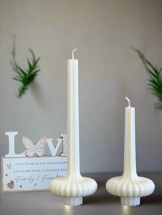 Unscented Lamp Pillar Candle