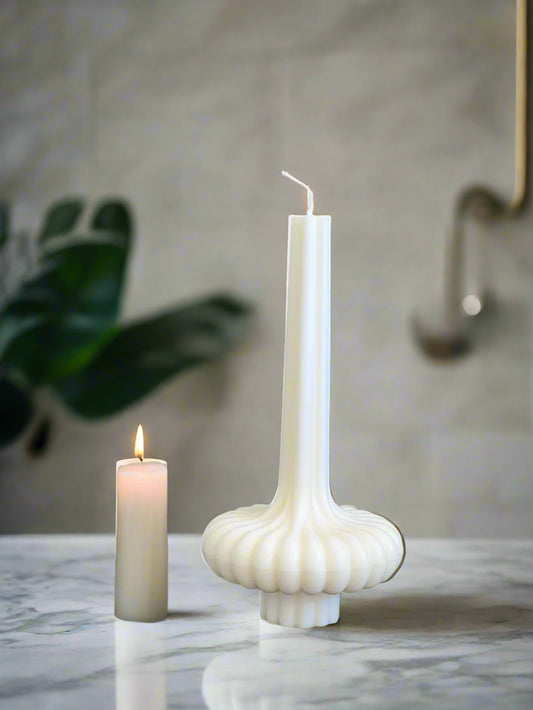 Unscented Lamp Pillar Candle